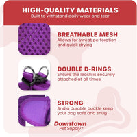 Downtown Pet Supply Step in Dog Harness for Teacup Dogs & Cats No Pull - X-Large / Purple - image 3