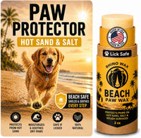 Dog Paw Protector for Hot Pavement, Asphalt, Streets & Sidewalks – Essentials for Dogs - Paw Beach Wax