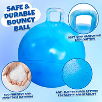 Bounce Balls with Handles for Kids - 29inch Hopper Ball - image 4