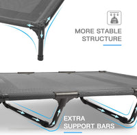 Elevated Dog Bed for Large Dogs 120lb - XL (48"L x 36"W x 9"H) / Grey - image 2