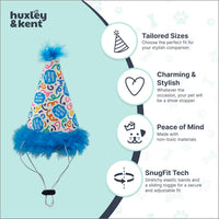 Huxley & Kent Party Crown Hat for Dogs & Cats - Small / Happy Got Me Day - image 4