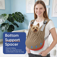 Supet Dog Sling Carrier for Pets - Brown / Plus ( 11 - 18Lbs ) - image 2