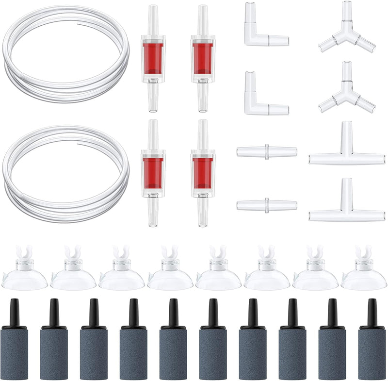 Pawfly 13 Feet Airline Tubing Standard Aquarium Air Pump Accessories - 2 × 25 Feet