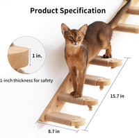 FUKUMARU Cat Climbing Shelf Wall Mounted - Small (Bidirectional) - image 2