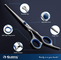 Dog Grooming Scissors Kit with Safety Round Tips - Classic - image 3