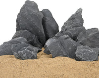 Aquarium Rock Natural Slate Rocks 2 to 4 inch Aquariums Stone - 5lb(2-6'') - image 2
