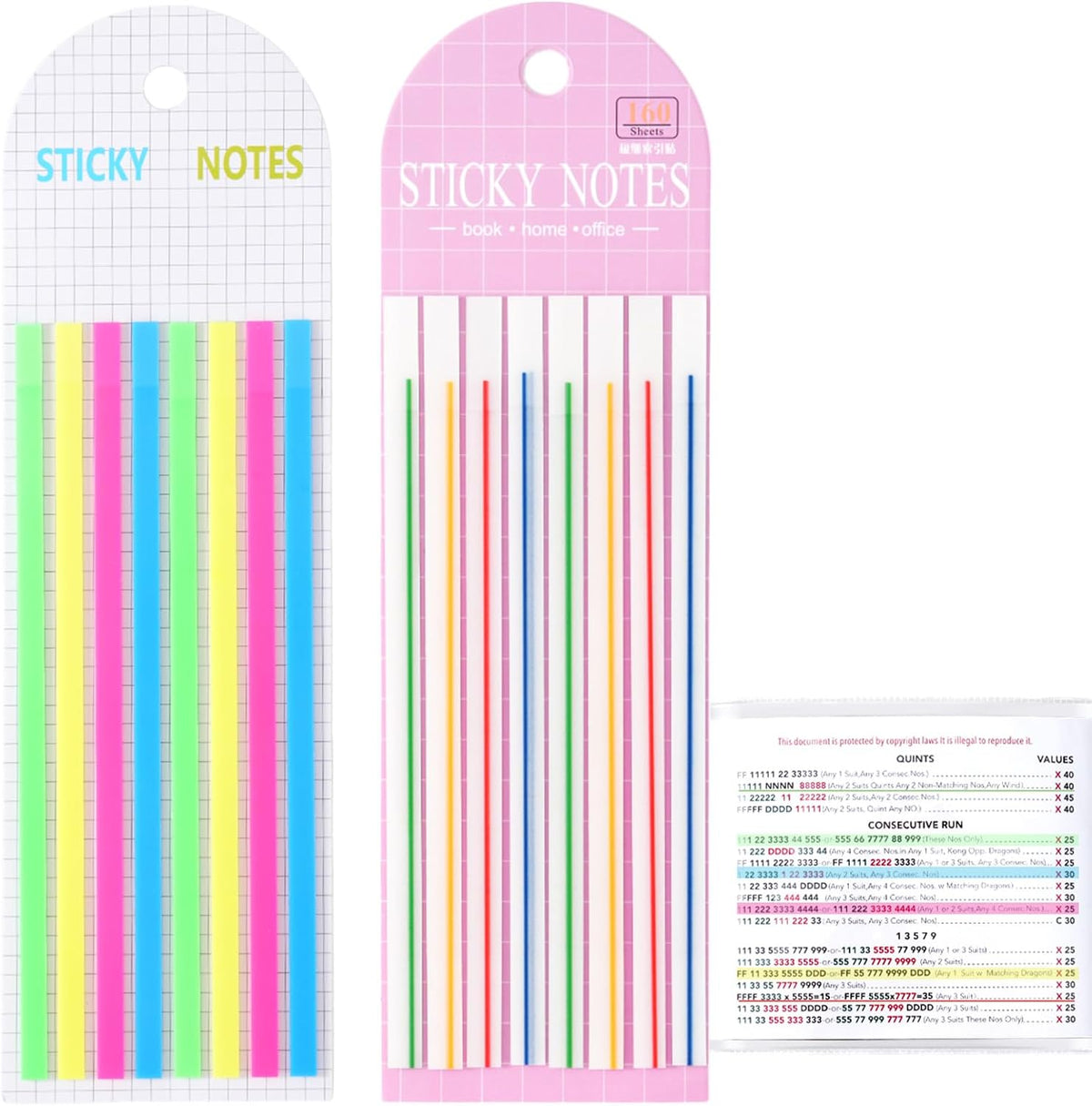 320 pcs Mahjong Card Line Finder Highlighter Tape - 320pc