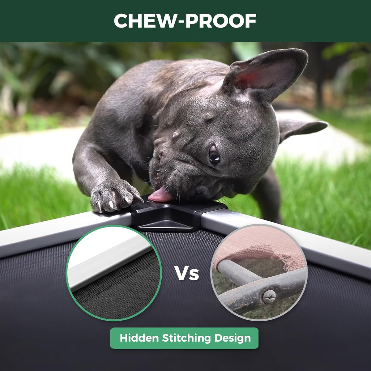 FXW TitanNest Cooling Chew-Proof Elevated Dog Bed for Medium Dogs – Essentials for Dogs - Standard Dog Bed / X-Large Dog (56.0"L x 31.0"W x 7.3"H) - image 3
