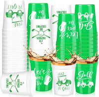 Norme 24 reusable plastic soccer party cups in 4 printed styles - view 6