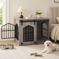 MAHANCRIS Dog Crate Furniture - Greige - image 2