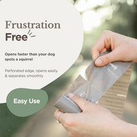 Nina Woof Dog Poop Bags for Daily Walks - Gray / 90 Bags (6 Rolls) - image 3