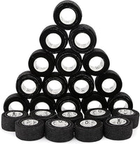 OK TAPE Self Adherent Cohesive Bandages Wrap - 24Packs, 1" x 5 Yards, Non-Woven Self Adhesive Bandage Wrap for Thumb, Finger, Wrist, Ankle, Vet Wrap Bandages Tape (Black)