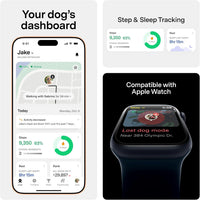 Fi Mini GPS Tracker for Dogs Lightweight Waterproof Smart Pet Tracker