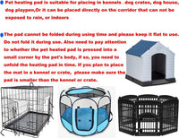 Pet Heating pad Outdoor Small Dog cat Heating pad Heated ped beds - Digital-Printfoot / 34X21 inch - image 4