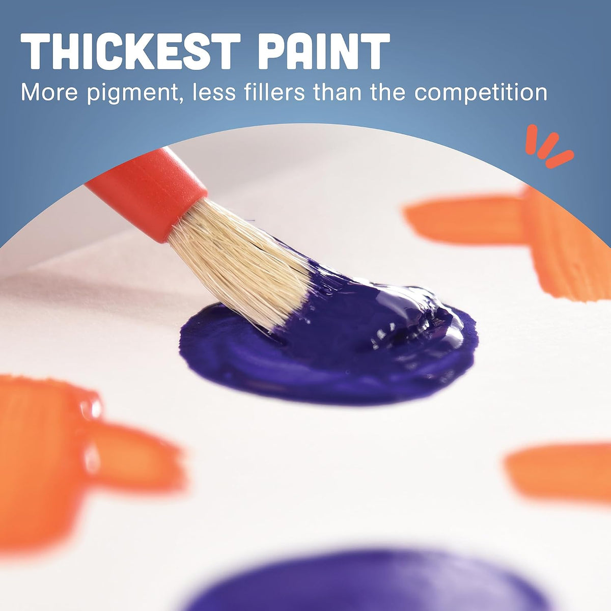 Constructive Playthings washable tempera paint for kids, 128 fl oz bottle - view 6