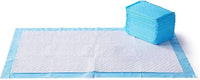 Amazon Basics Absorbent Dog and Puppy Pee Pads with 5-Layer Leak-Proof Design and Quick-Dry Surface for Potty Training, Heavy Duty Absorbency, Giant, 27.5 x 44 Inch - Pack of 30, Blue & White