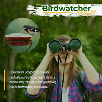Wildlife Sunflower Hearts & Chips for Bird Feeding and Wildlife Bird attracting, Non-GMO and USA Grown, 50 lbs