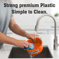 Dog Crate Water Bowl No Spill - Orange - image 3