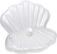 Zcaukya Inflatable Seashell Pool Float, Giant Clam – Fun for Kids & Family