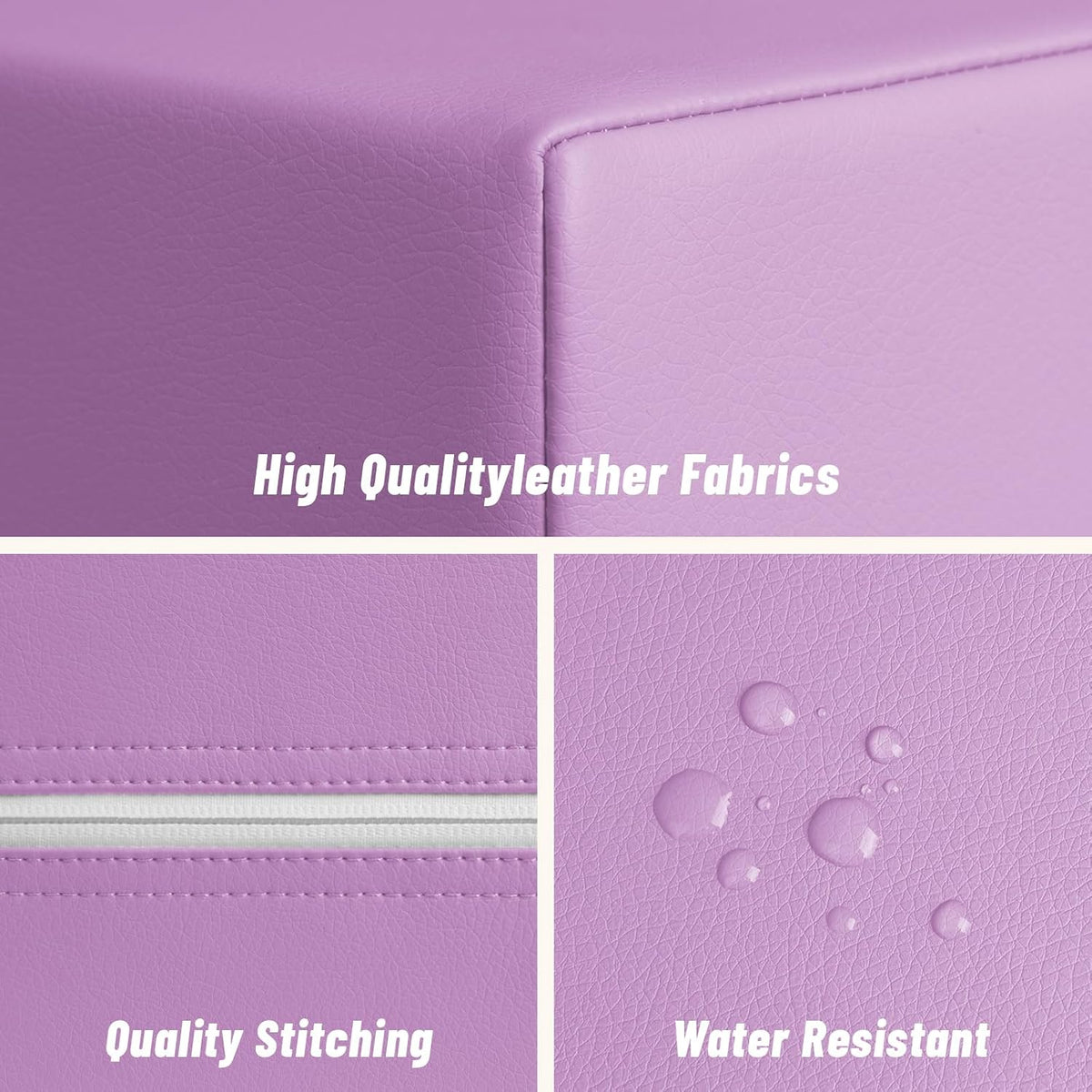 TODIBY 6-Piece Soft PU Leather Toddlers Climbing Toys - Purple Pink / Regular Size - image 4