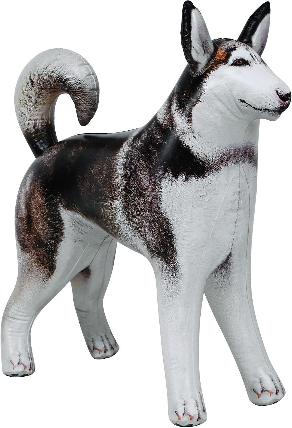 Jet Creations 37" Inflatable Standing Cow - Husky: White Black