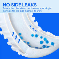 HONEY CARE All-Absorb A26 Male Dog Wrap - 1 / 50 Count Pack of 1 - image 4
