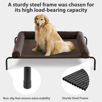 RRPETHOME Elevated Cooling Dog Cot 43x31" - Brown / 43.0"L x 31.0"W x 8.0"Th - image 4