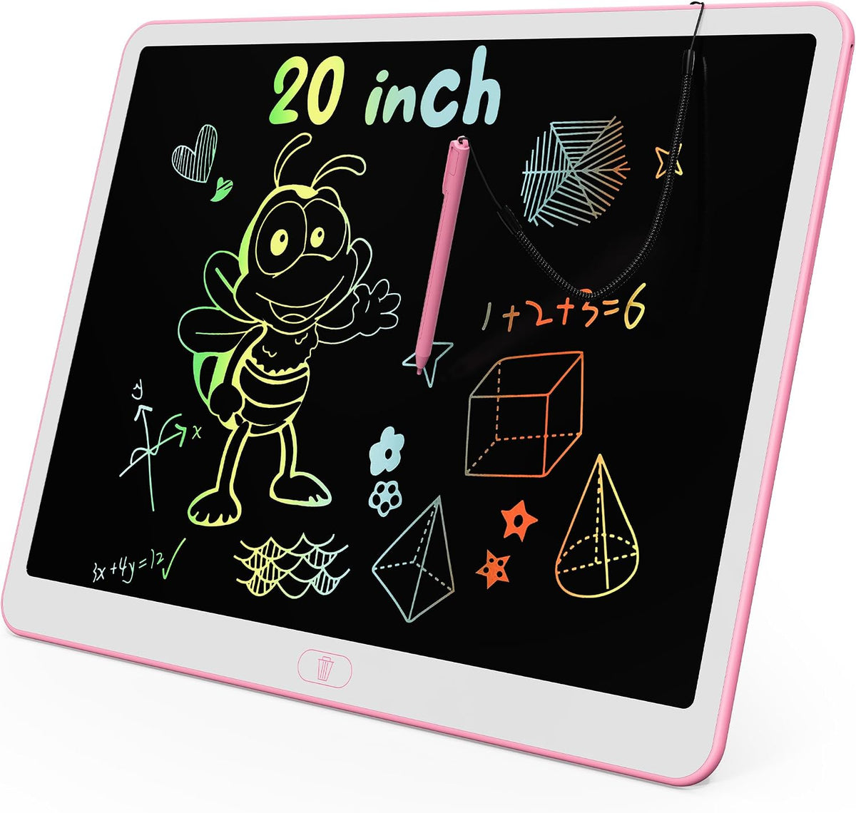 KOKODI LCD Writing Tablet - Pink / 20in