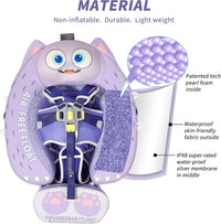 Mambobaby Float with Canopy Size Improved Non Inflatable Infant Baby - Monster Purple - image 2