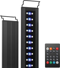 NICREW C10 24/7 LED Aquarium Light for Plants, 30-36 Inches, Full Spectrum Fish Tank Light with Timer, Brightness Adjustable