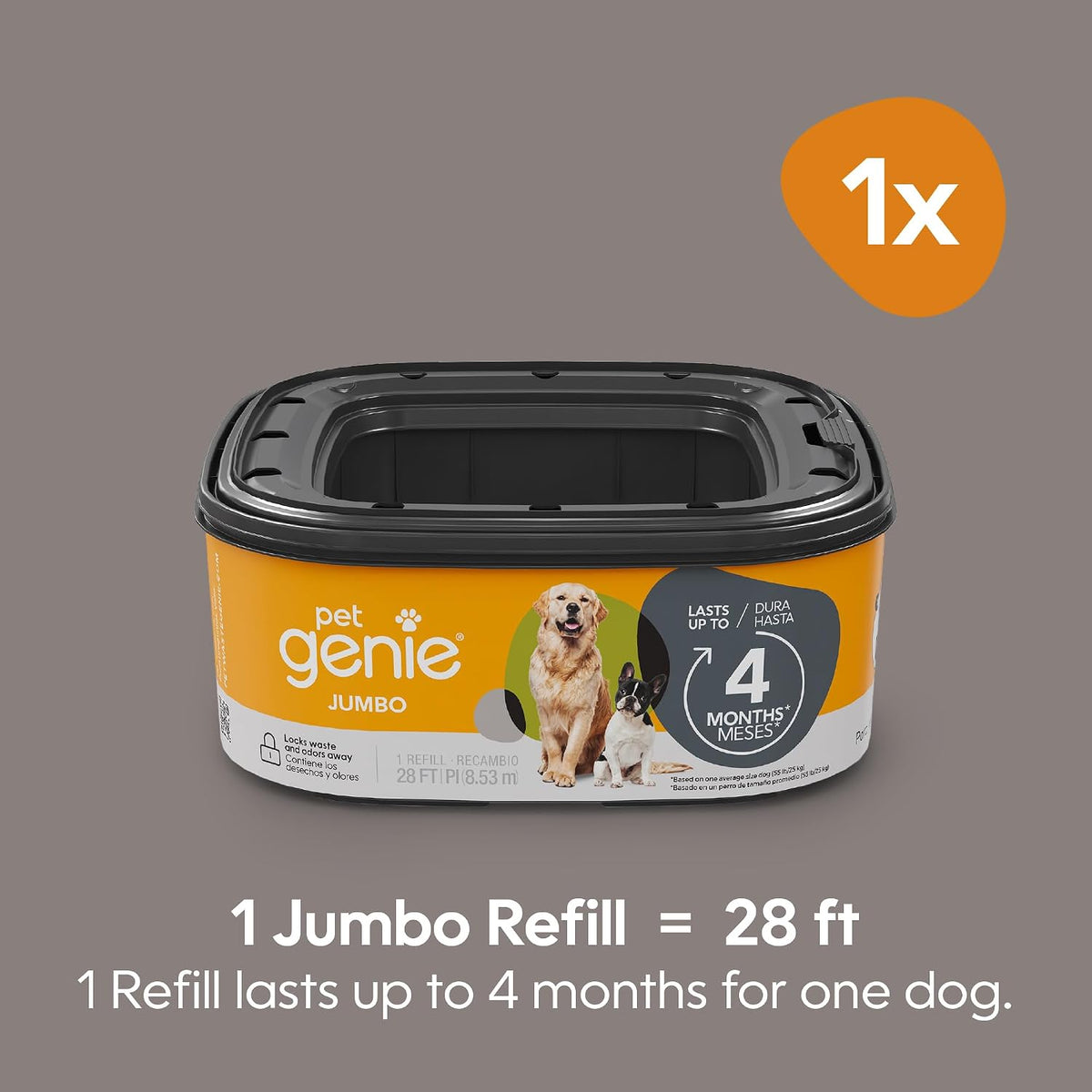 Pet Genie Refill Bags, Jumbo 2-Pack, 56 Total ft - 1 Count (Pack of 1) - image 3
