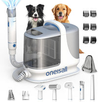 oneisall Dog Grooming Vacuum Kits with Pet Clipper – Essentials for Dogs