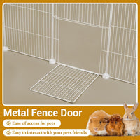 12 Panels Guinea Pig Cages - White 12 P-A - image 2