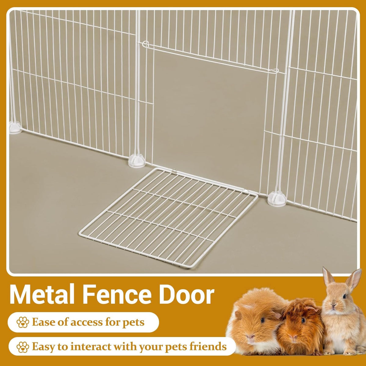 12 Panels Guinea Pig Cages - White 12 P-A - image 2
