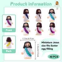 AKFAHOIF 20PCS Little Jesus Figures - 50 - image 2