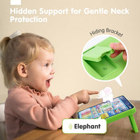 hahaland 5-Language Learning Tablet Toy for Toddler 1-3 with Speech - image 3