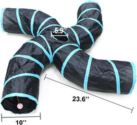 Bemodst Cat Tunnel for Indoor Cats - S-Type 4 Way - image 3