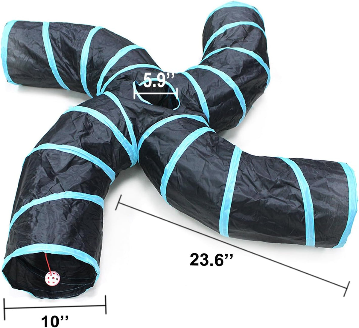 Bemodst Cat Tunnel for Indoor Cats - S-Type 4 Way - image 3