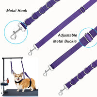 Dog Grooming Belly Strap Belly Band & Loop 3 Sets Adjustable Dogs - purple - image 4