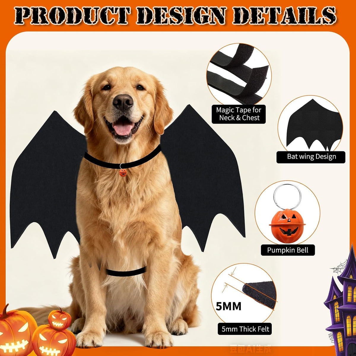 Dog Halloween Costumes for Large Dogs - Large - image 3