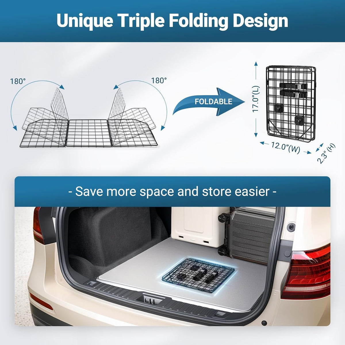 rabbitgoo Dog Car Barrier for SUV - image 3
