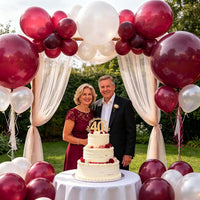 ASIYUHY Red Balloons 18 Inch 12 Pack Large Latex Party Balloons – Fun for Kids & Family - Burgundy Balloons - image 3