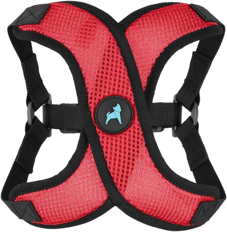 Gooby Comfort X Step-in Lite Harness, Choke-Free - Large (19-22") / Red