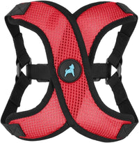 Gooby Comfort X Step-in Lite Harness, Choke-Free - Large (19-22") / Red