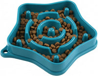 Pet Slow Feeder Bowl for Small Dogs - Turquoise