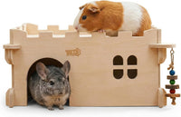 Castle Chinchilla House, Guinea Pig Hideout – Essentials for Small Pets - Large Assembly Style