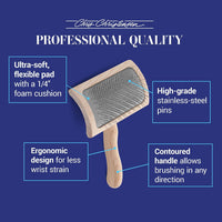 Chris Christensen Mark I Slicker Brush for Dogs - Mark VI Medium Curved Back - image 4