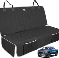 Dog Car Seat Cover for Back Seat - Truck-Gray / Truck Bench-61"W / 1