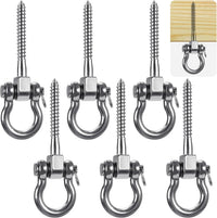 SELEWARE Heavy Duty Swing Hanger - U (5 Inch, 6 Pack)