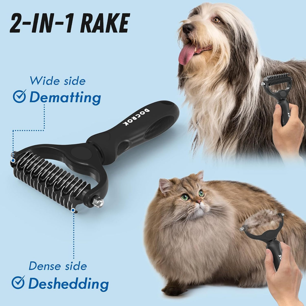 Docrok Pet Grooming Combo - Black - image 2